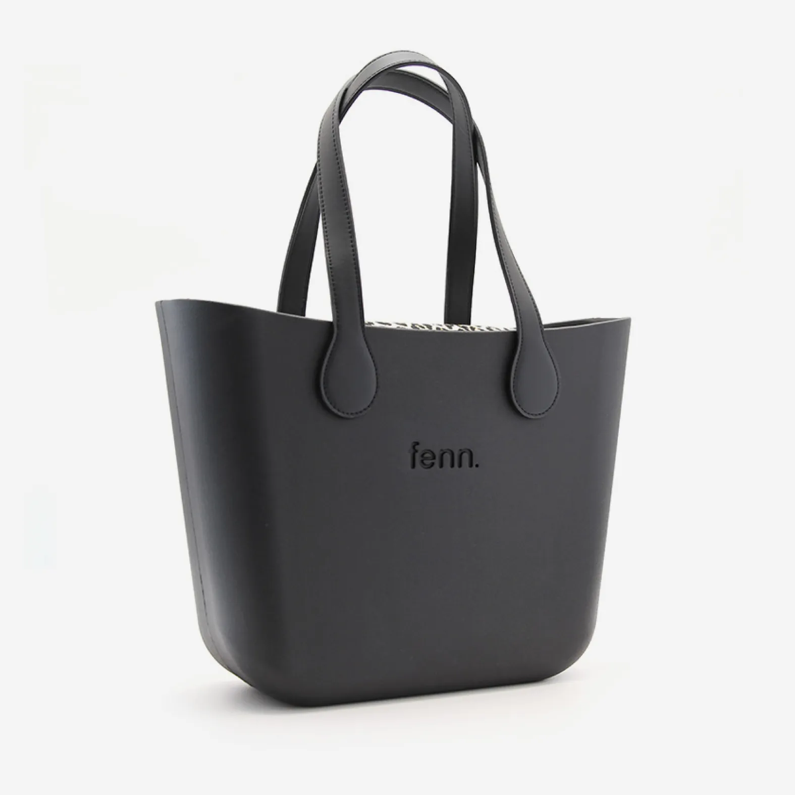 Original Handbag - Black - Black - Leopard Inner