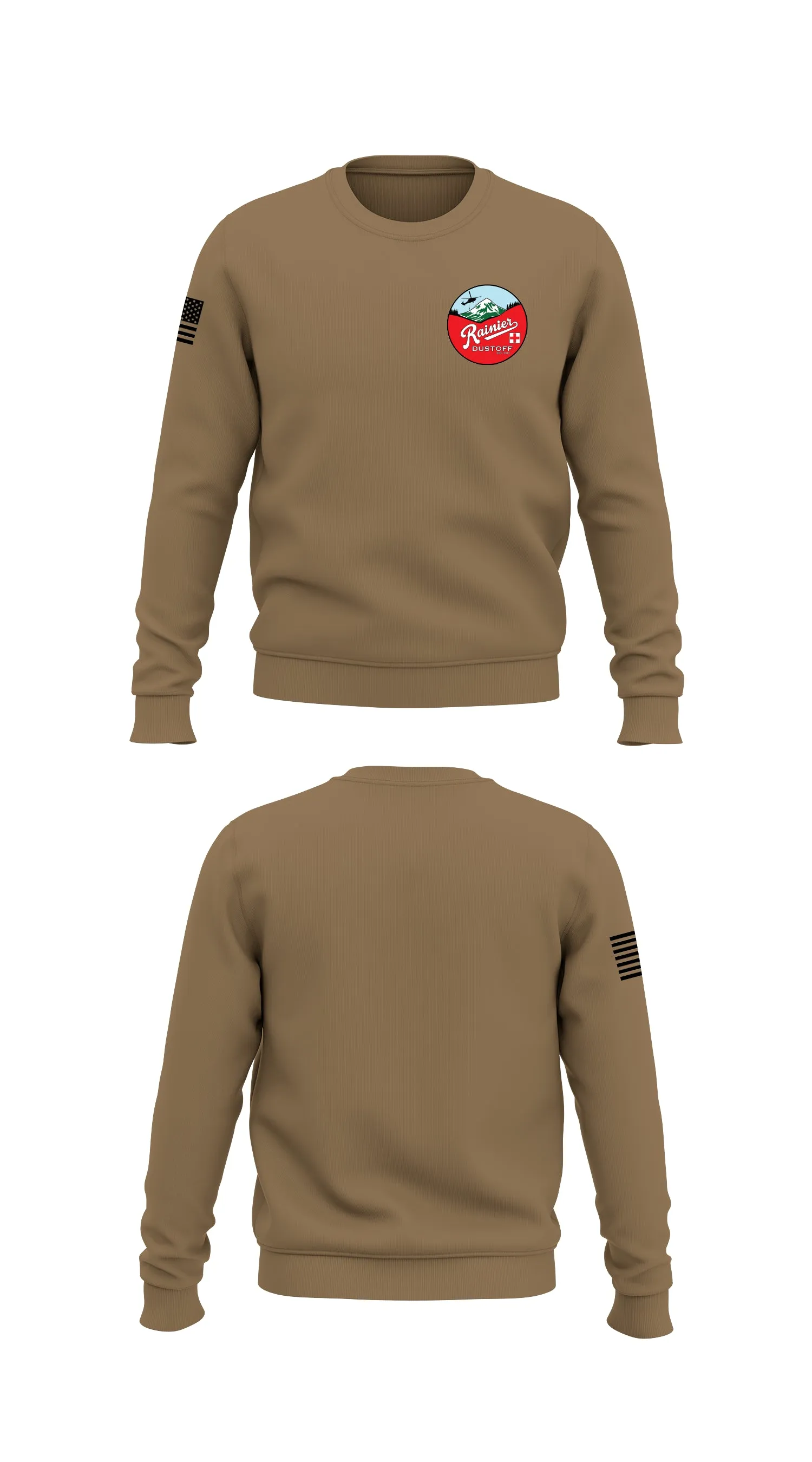 Rainier Dustoff Store 1 Core Men's Crewneck Performance Sweatshirt - 94359864207