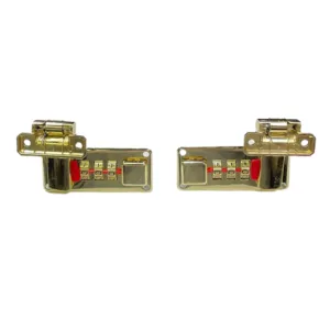 Replacement 2.5" Combination 3-Dial Locks with Hasps Brass Metal