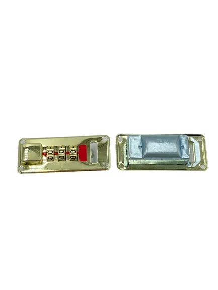 Replacement 2.5" Combination 3-Dial Locks with Hasps Brass Metal