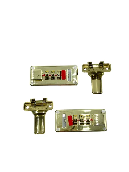 Replacement 2.5" Combination 3-Dial Locks with Hasps Brass Metal