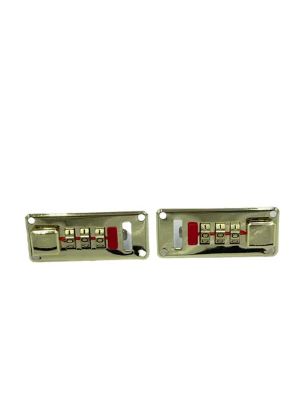 Replacement 2.5" Combination 3-Dial Locks with Hasps Brass Metal
