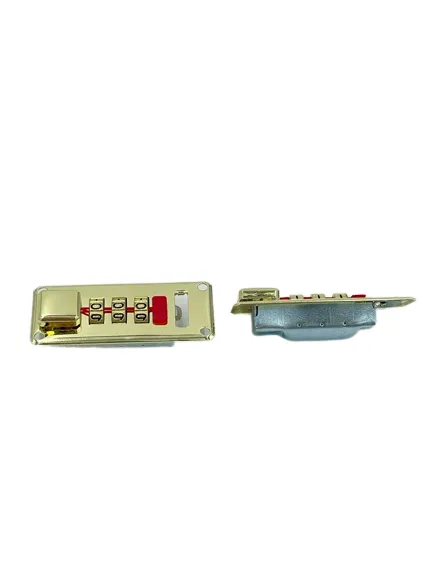 Replacement 2.5" Combination 3-Dial Locks with Hasps Brass Metal