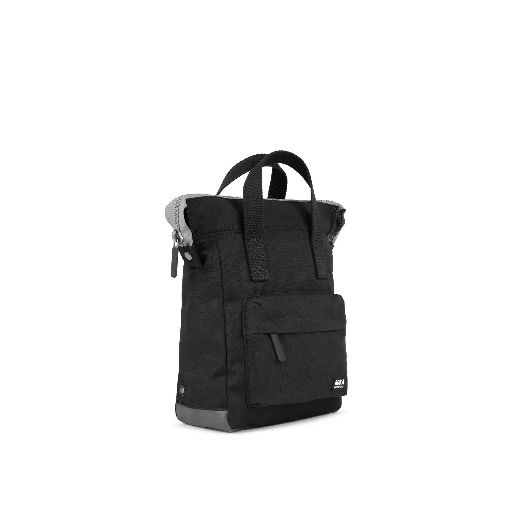 Roka All Black Bantry B Recycled Canvas Backpack