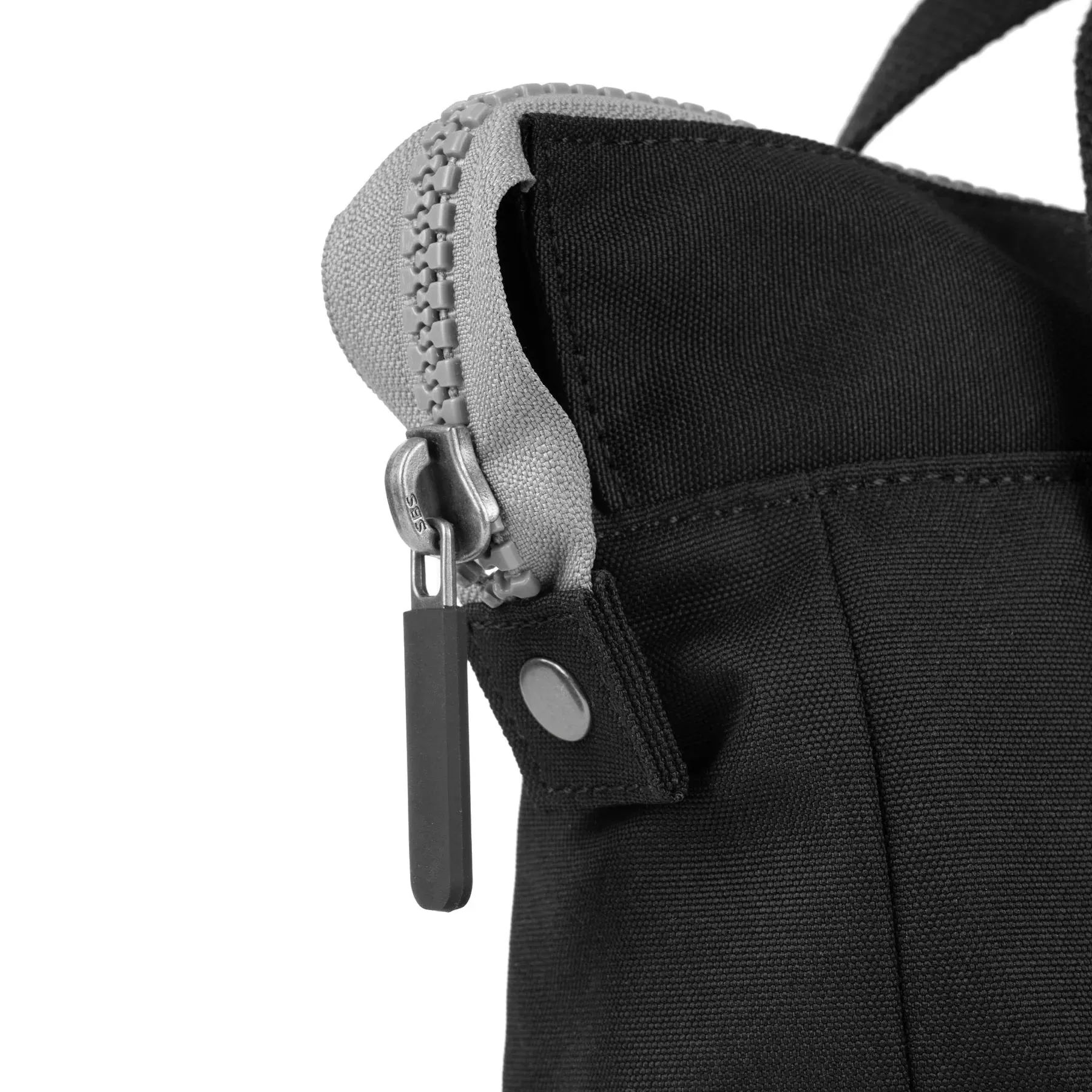 Roka All Black Bantry B Recycled Canvas Backpack