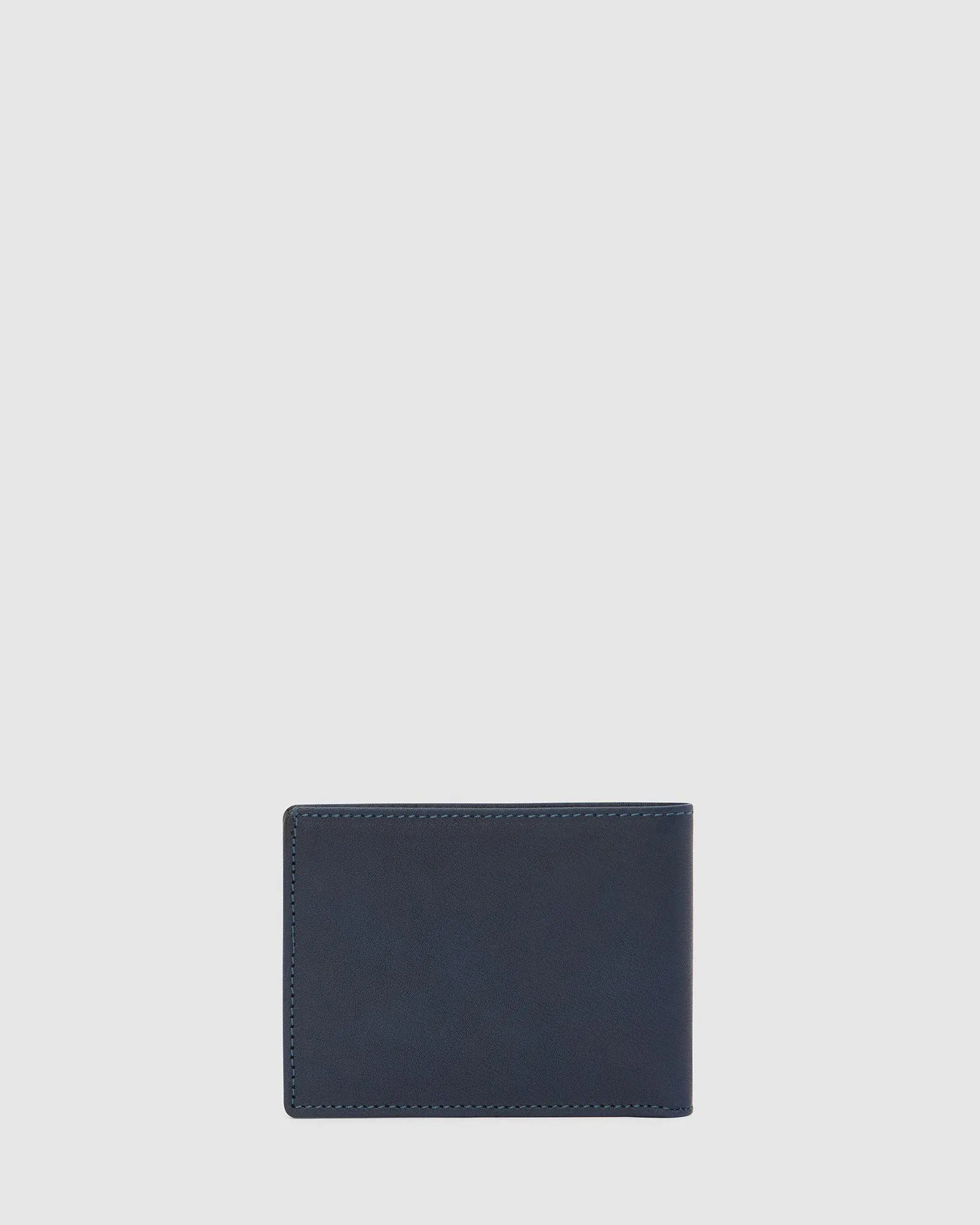 Rossini Blue - Small Bifold Leather Wallet