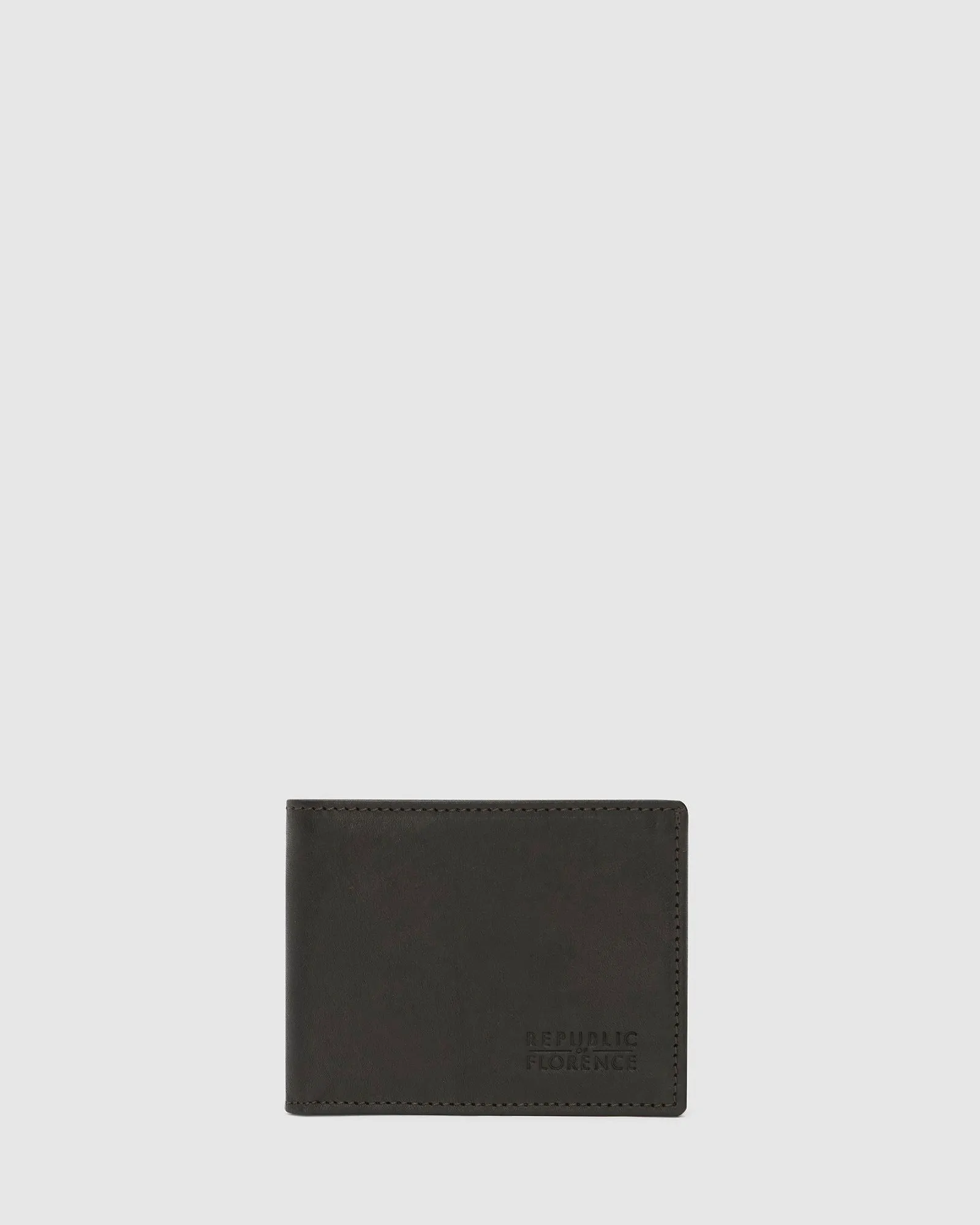 Rossini Chocolate - Small Bifold Leather Wallet