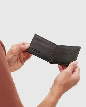 Rossini Chocolate - Small Bifold Leather Wallet