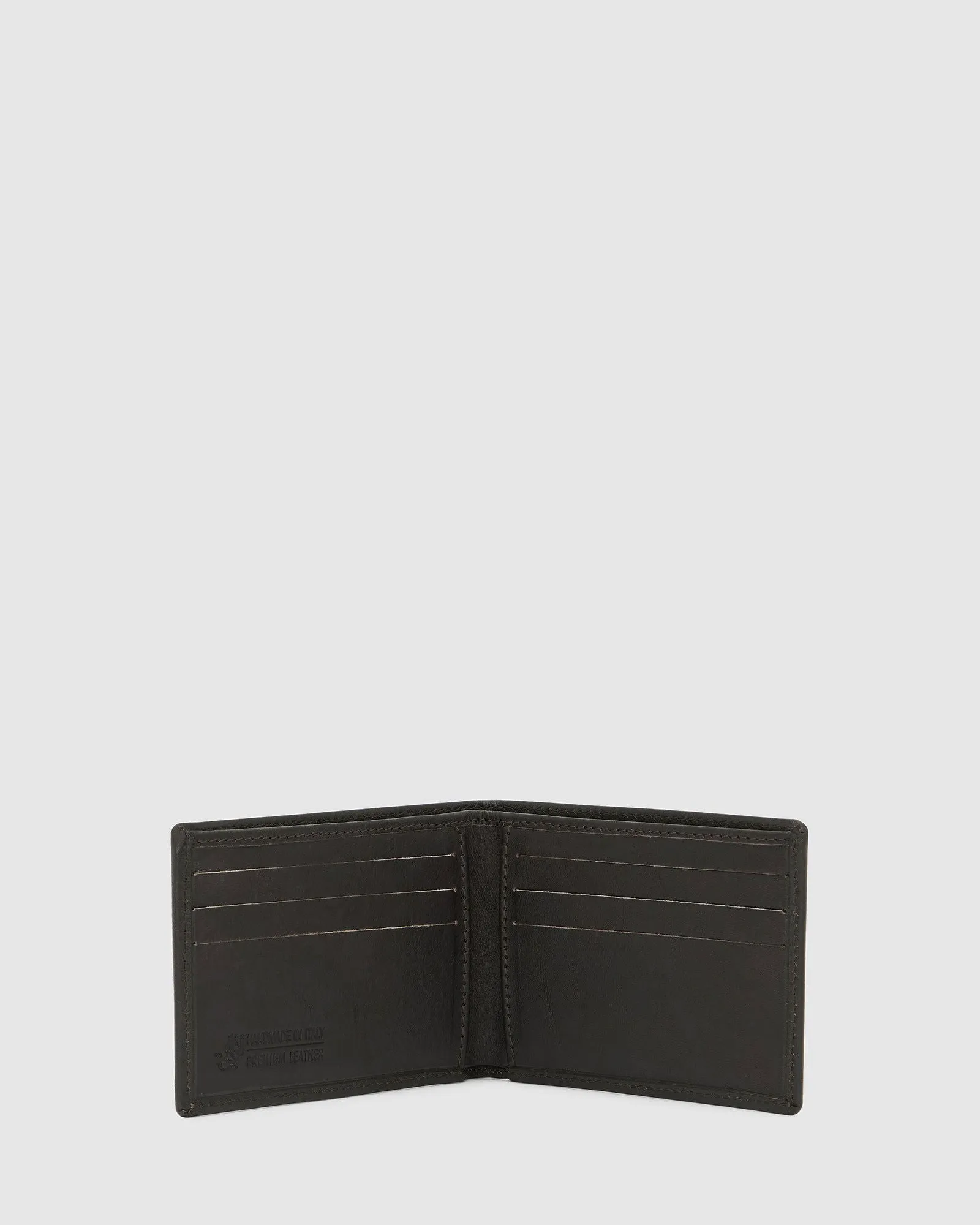 Rossini Chocolate - Small Bifold Leather Wallet