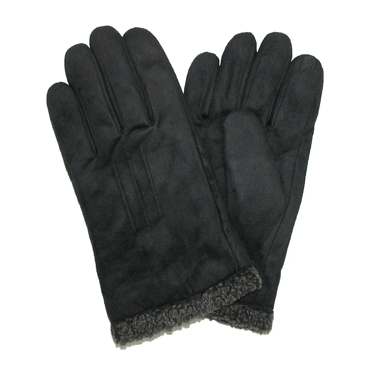 Totes Men's Brushed Microfiber Touch Screen Gloves Large