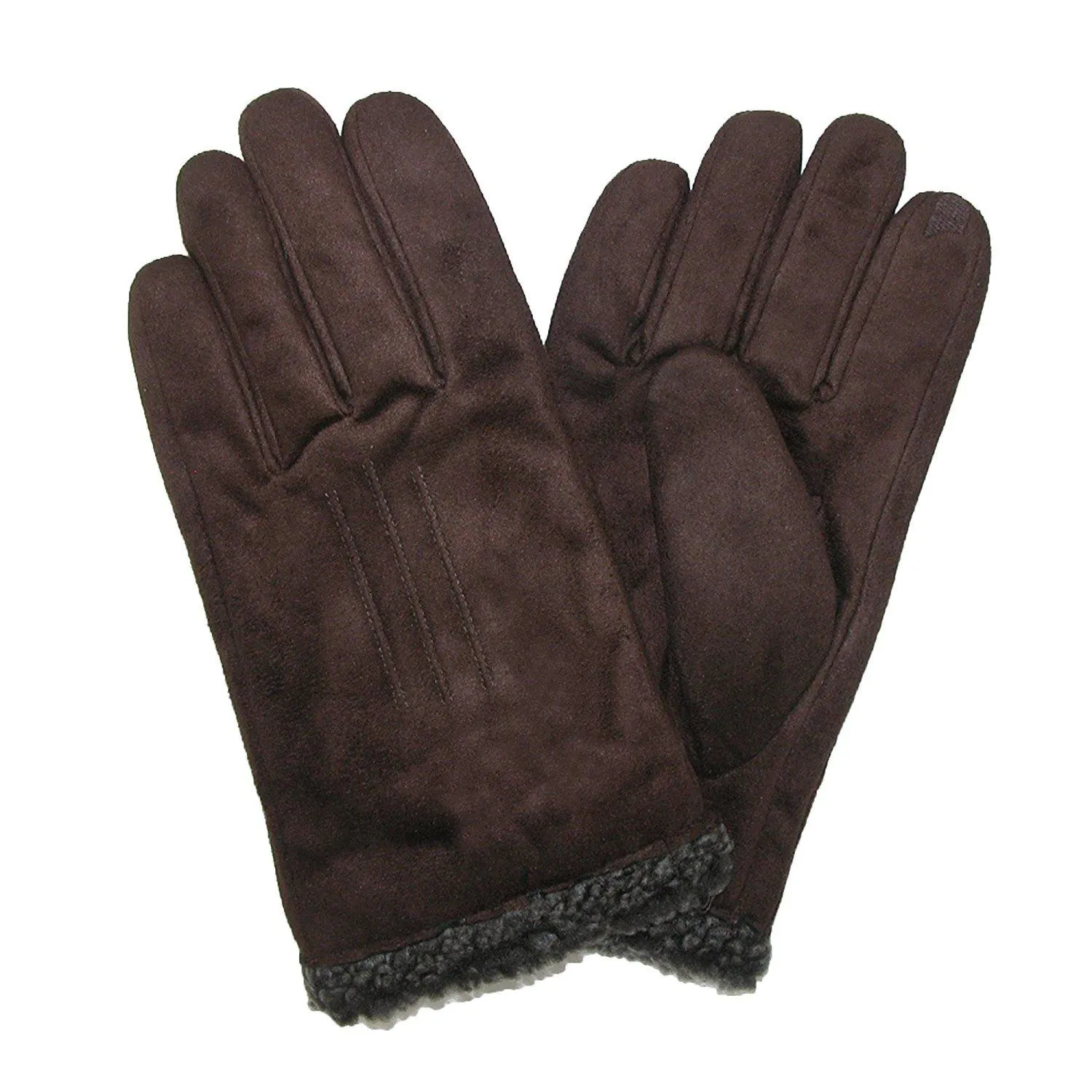 Totes Men's Brushed Microfiber Touch Screen Gloves Large
