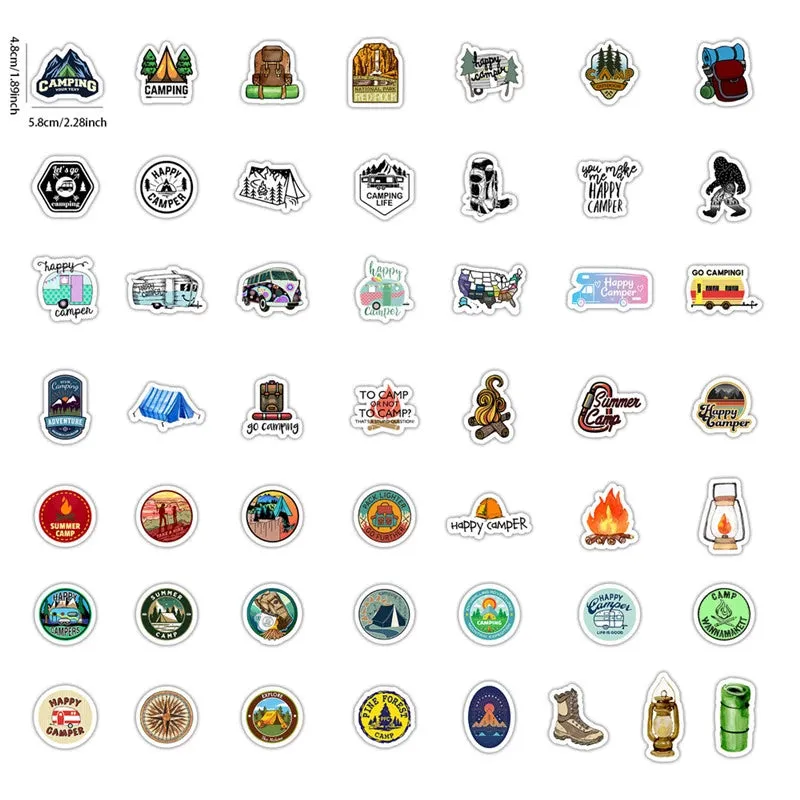 Traveler Sticker Pack (50 Pcs)