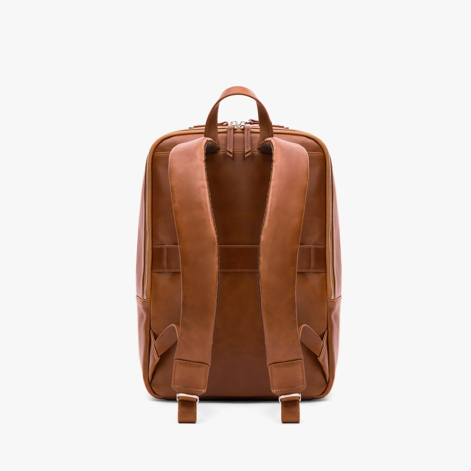 Vintage Brown Leather Backpack