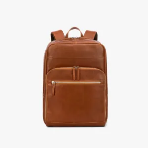Vintage Brown Leather Backpack