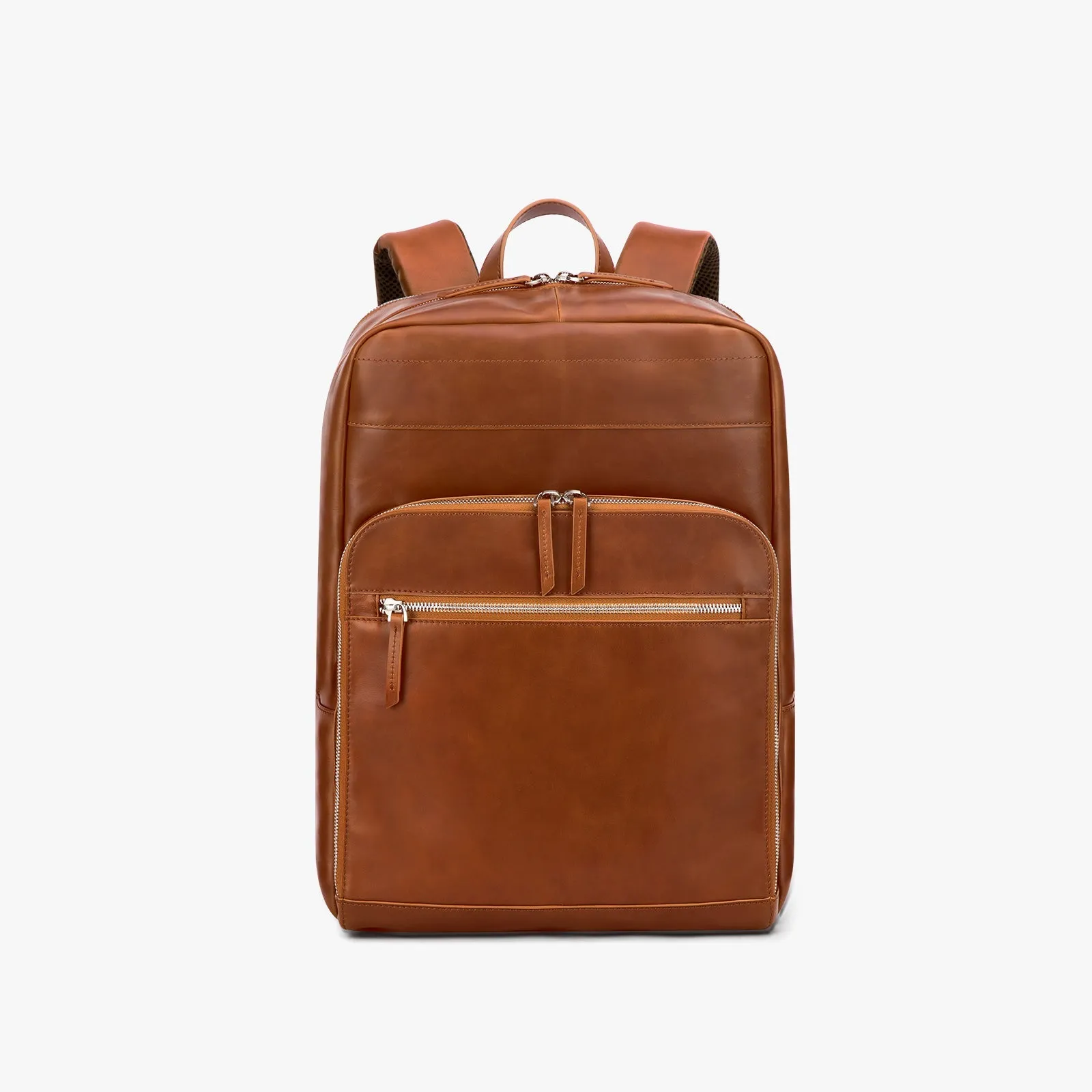 Vintage Brown Leather Backpack