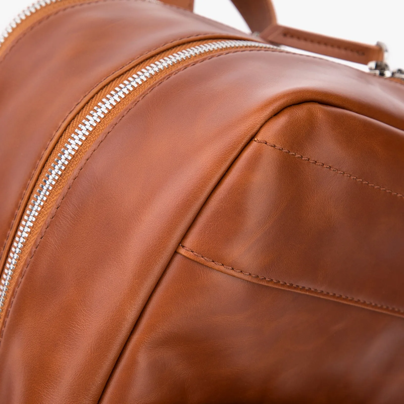 Vintage Brown Leather Backpack