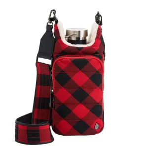 WanderFull Hydrobag Red Buffalo Plaid With Sherpa