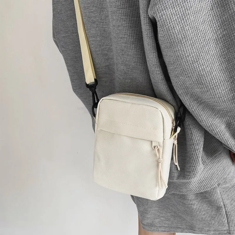 Women's & Men's & Canvas Mori Style Leisure Simple Crossbody Bags