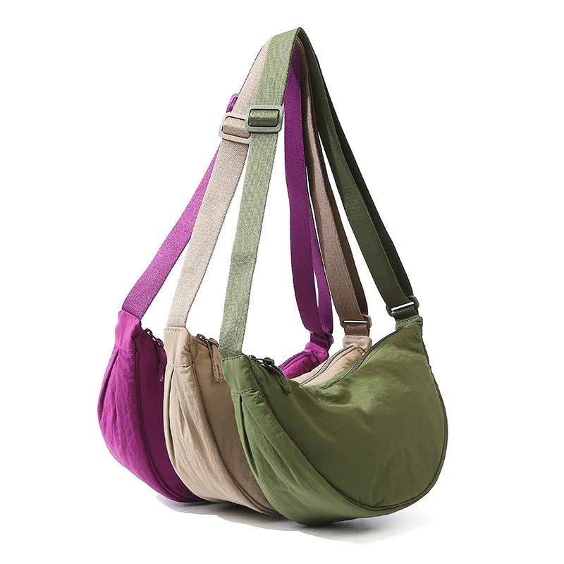 Women's & Men's & Commuter Simple Waterproof Lightweight Dumpling Crossbody Bags