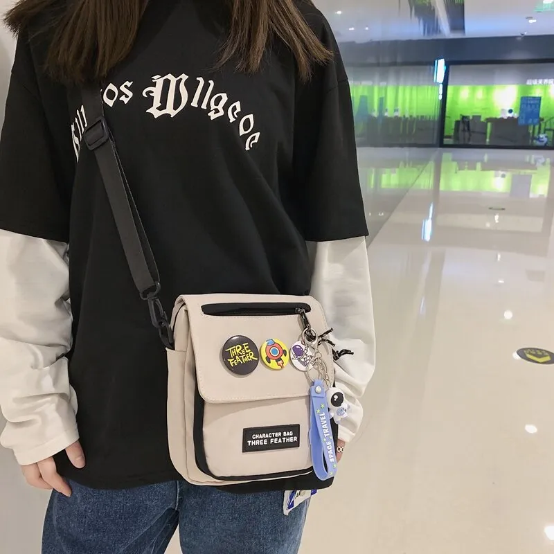 Women's & Men's & Fashion Hip Hop Vertical Mobile Crossbody Bags