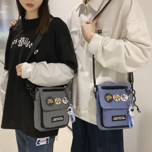 Women's & Men's & Fashion Hip Hop Vertical Mobile Crossbody Bags