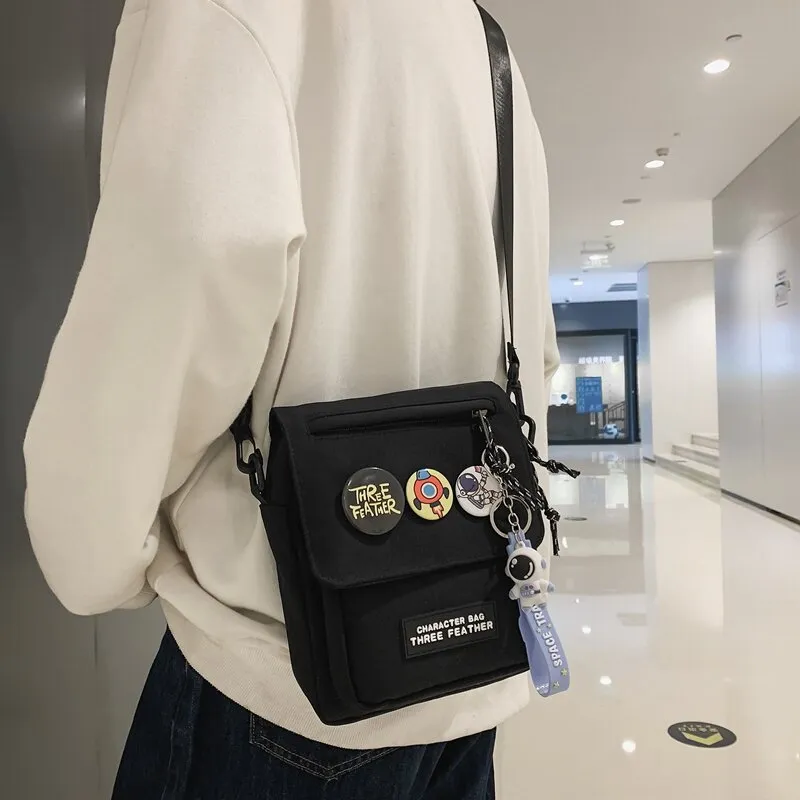 Women's & Men's & Fashion Hip Hop Vertical Mobile Crossbody Bags