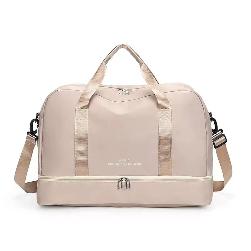 Women's & Men's & Large Capacity Short Business Trip Lightweight Dry Travel Bags
