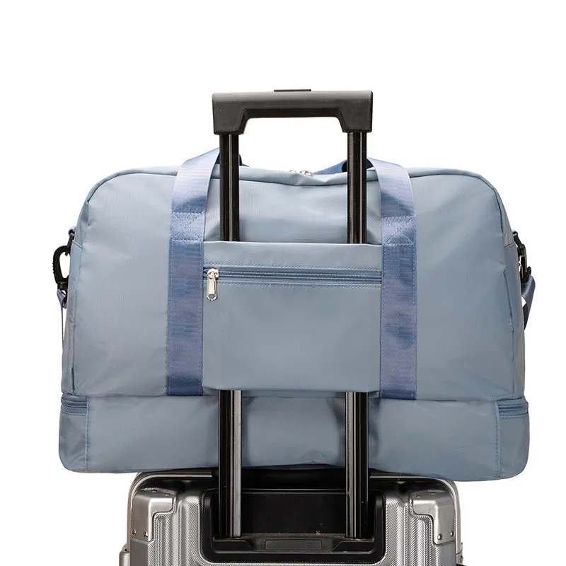 Women's & Men's & Large Capacity Short Business Trip Lightweight Dry Travel Bags