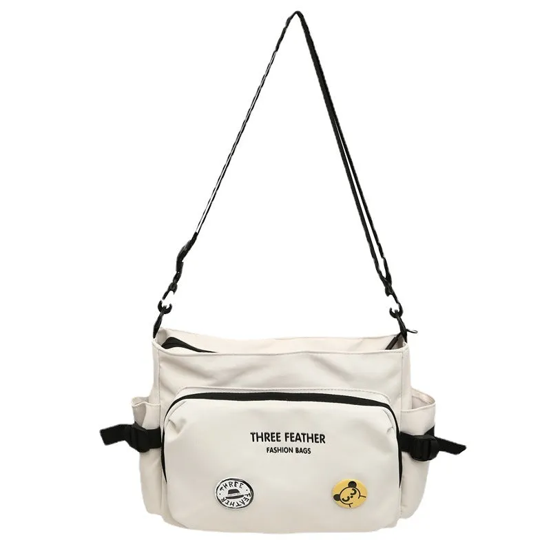 Women's & Men's & Leisure Simple Campus Tooling Fashion Shoulder Bags