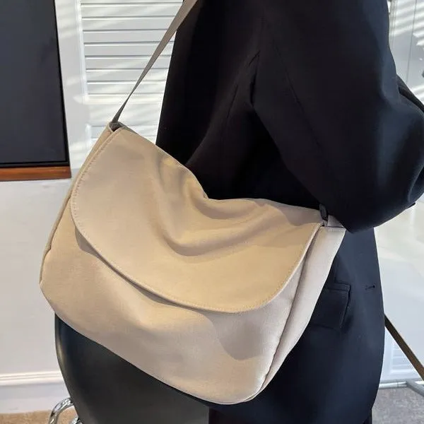 Women's & Men's & Preppy Style Nylon Cloth Fashion Crossbody Bags