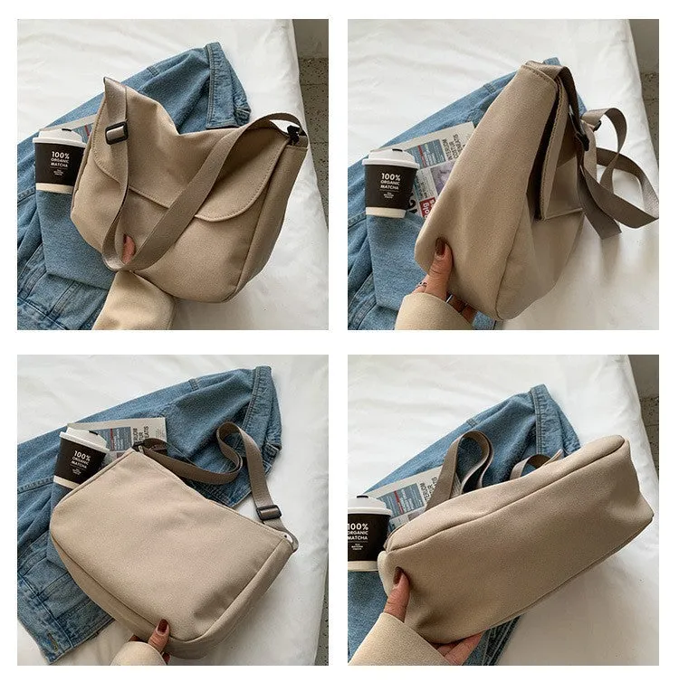Women's & Men's & Preppy Style Nylon Cloth Fashion Crossbody Bags