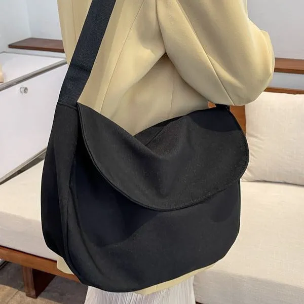 Women's & Men's & Preppy Style Nylon Cloth Fashion Crossbody Bags