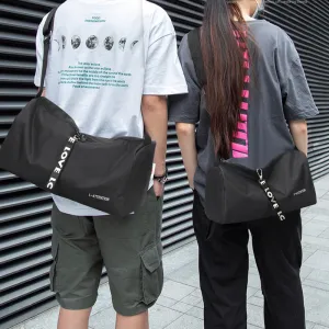 Women's & Men's & Storage Simple Fitness Yoga Solid Travel Bags