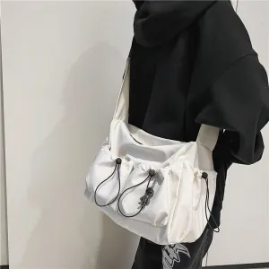 Women's & Men's Artistic Green Style Solid Color Couple Fashion Crossbody Bags