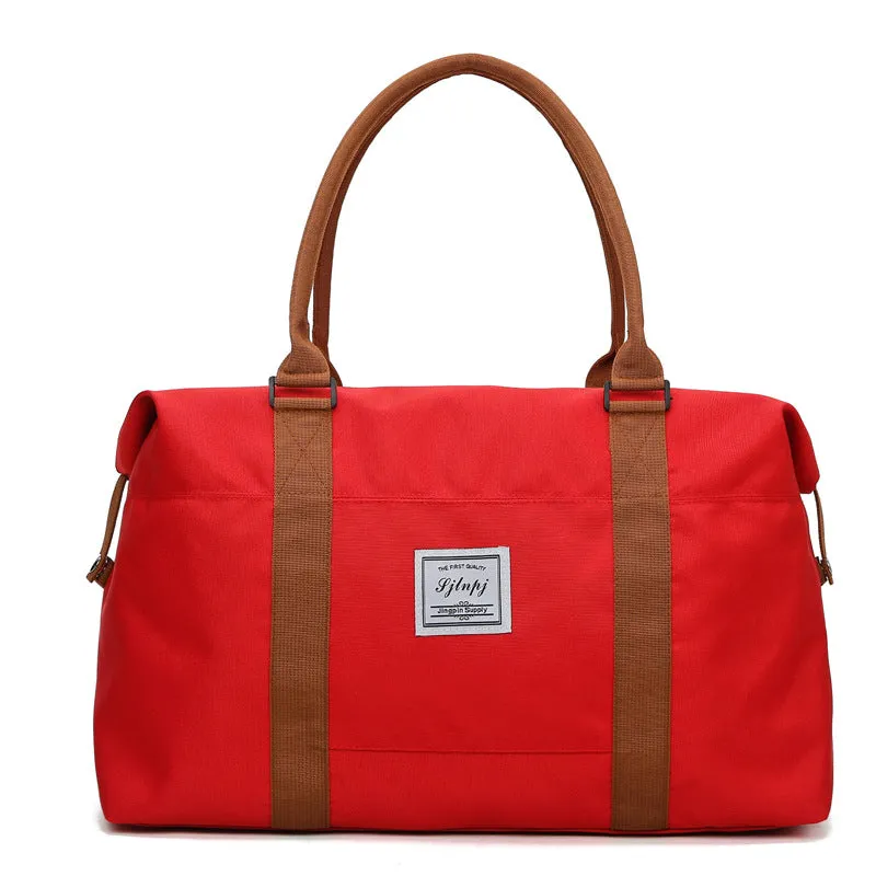 Women's & Men's Contrast Color Business Trips For Dry Travel Bags