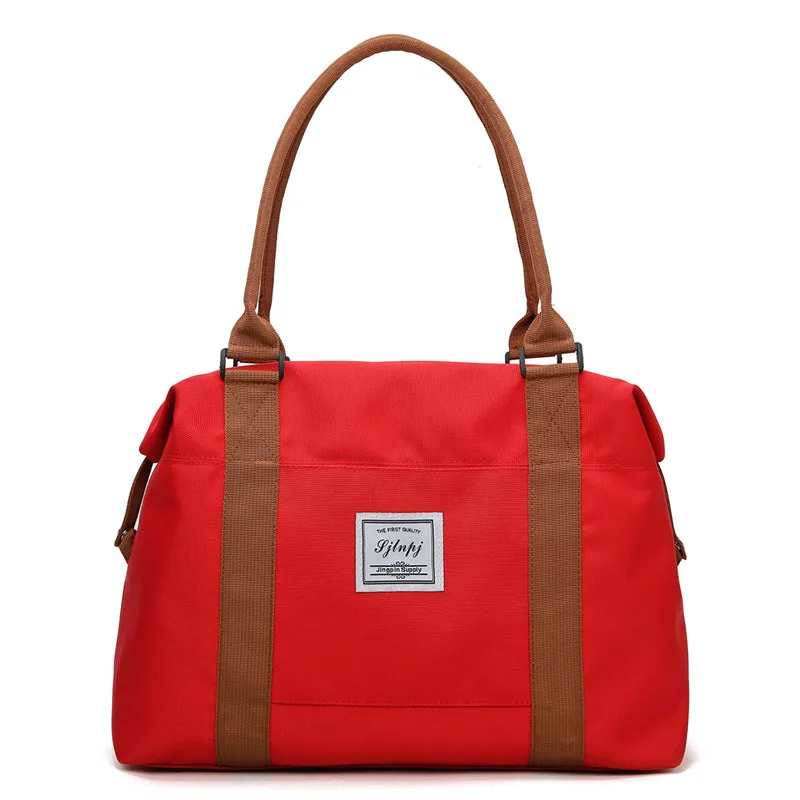 Women's & Men's Contrast Color Business Trips For Dry Travel Bags
