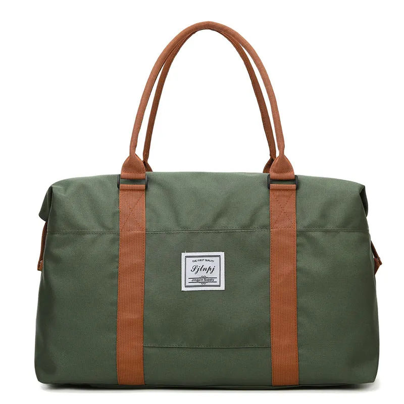 Women's & Men's Contrast Color Business Trips For Dry Travel Bags