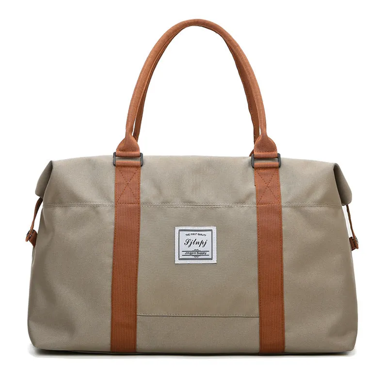 Women's & Men's Contrast Color Business Trips For Dry Travel Bags