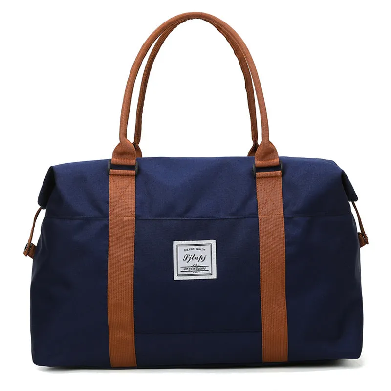 Women's & Men's Contrast Color Business Trips For Dry Travel Bags