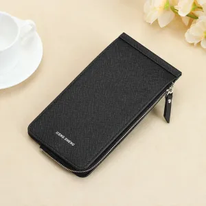 Women's & Men's Long Zipper Mobile Handbags