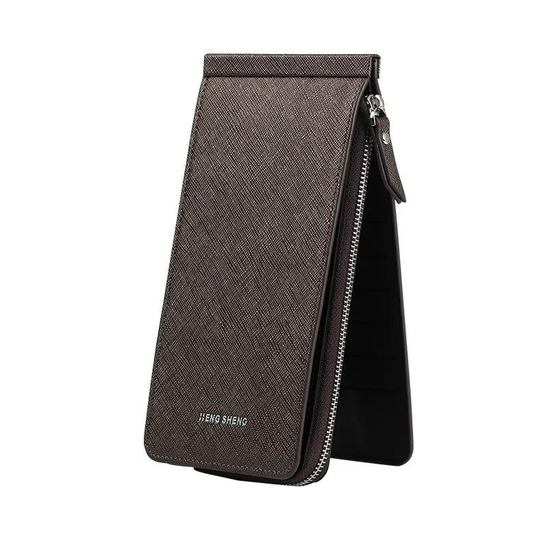 Women's & Men's Long Zipper Mobile Handbags