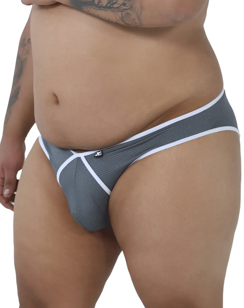 Xtremen 91021x Microfiber Briefs Plus Size Gray